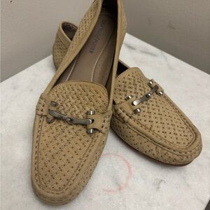 Donald J Pliner Leather Perforated loafers